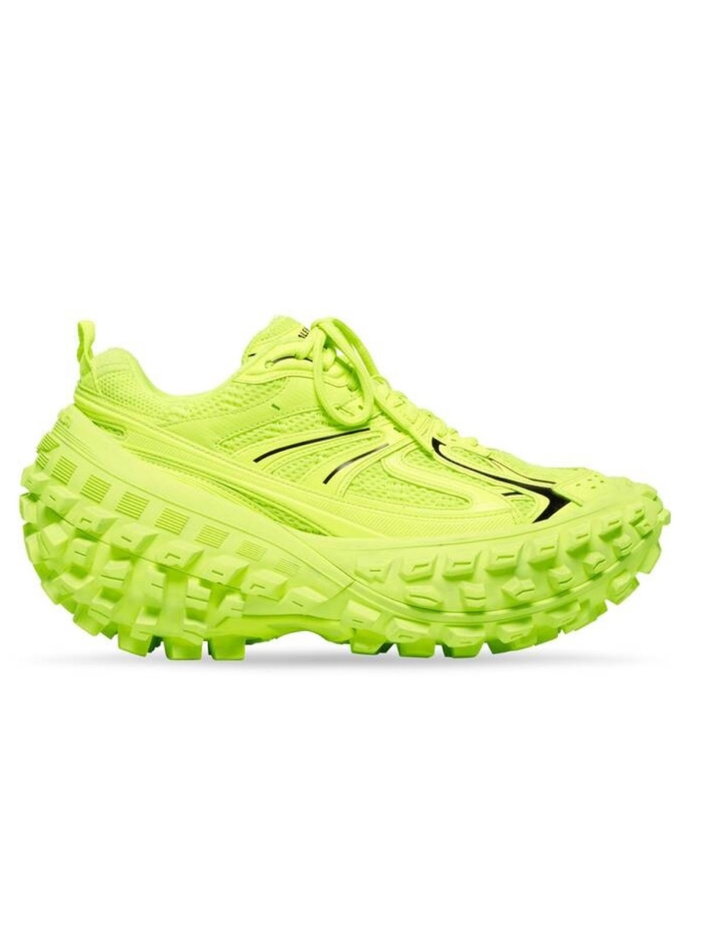 Balenciaga Men's Defender Sneaker in Fluo Yellow